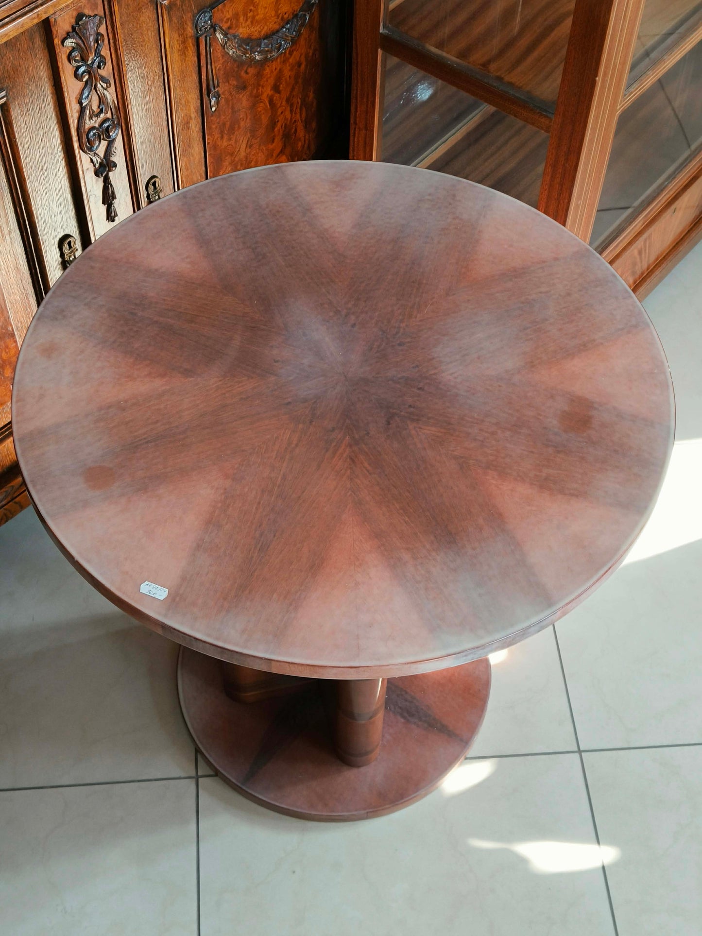 Stolik kawowy drewniany art déco