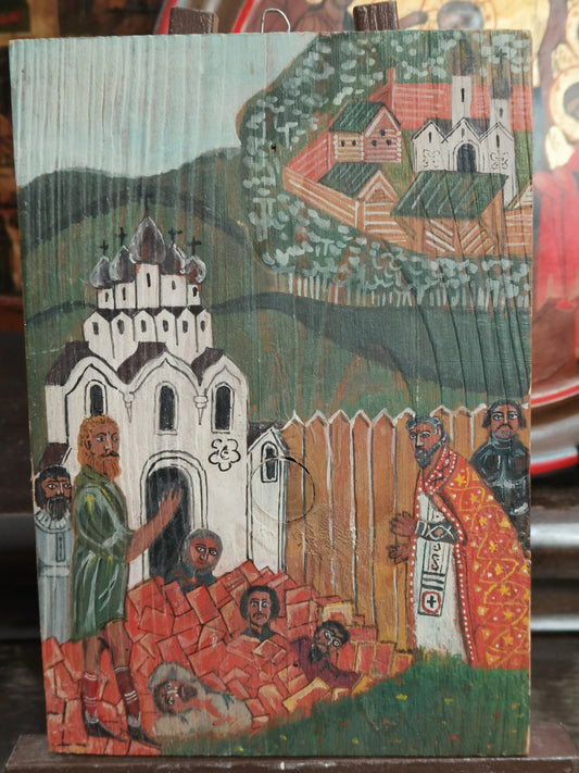 Obraz na desce jak Nikifor Krynicki