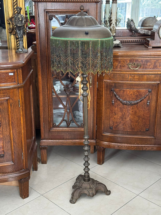 Lampa secesja, frędzle, początek XX wieku