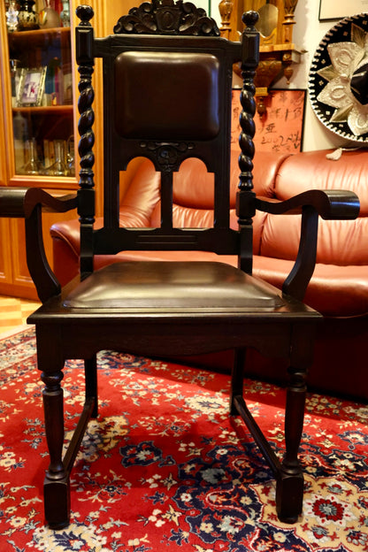 Stół dębowy + 8 krzeseł