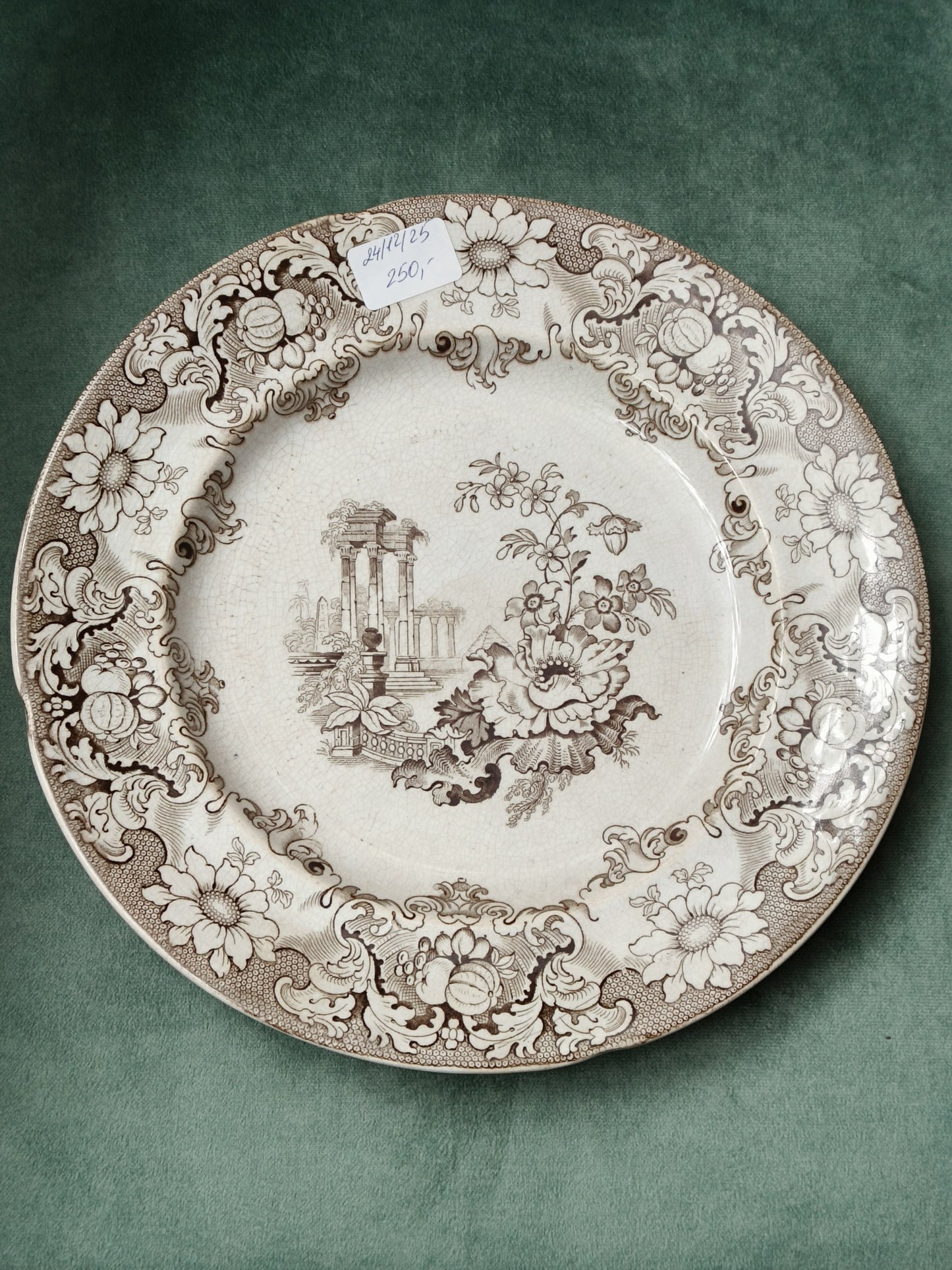 Talerz dekoracjny, porcelanowy Kleopatra