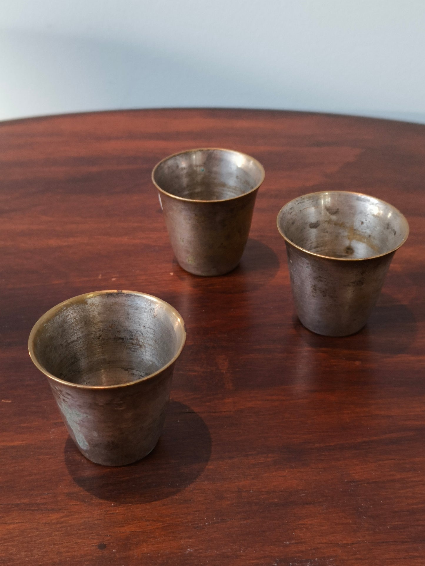 Kieliszki platerowane