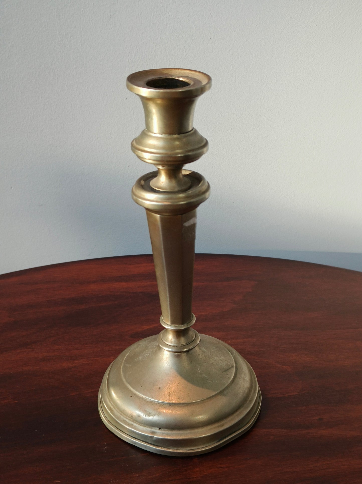 Świecznik, mosiądz platerowany