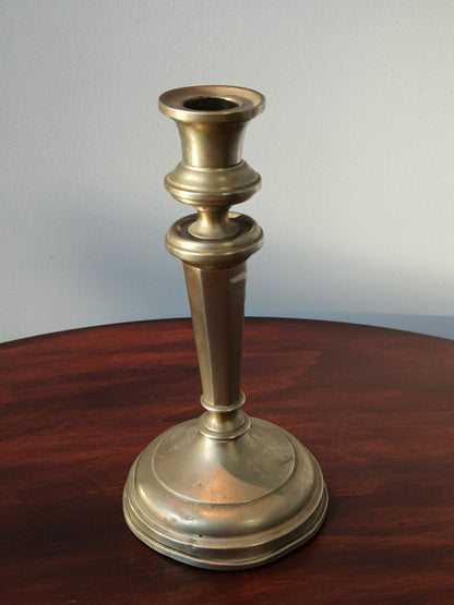 Świecznik, mosiądz platerowany