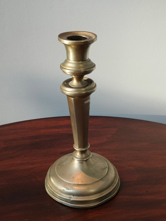 Świecznik, mosiądz platerowany