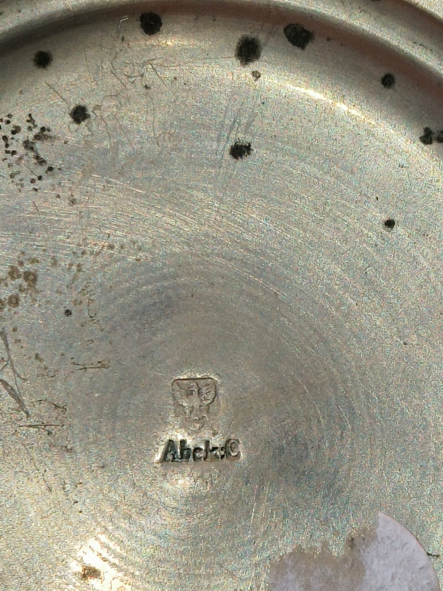 Świecznik, mosiądz platerowany