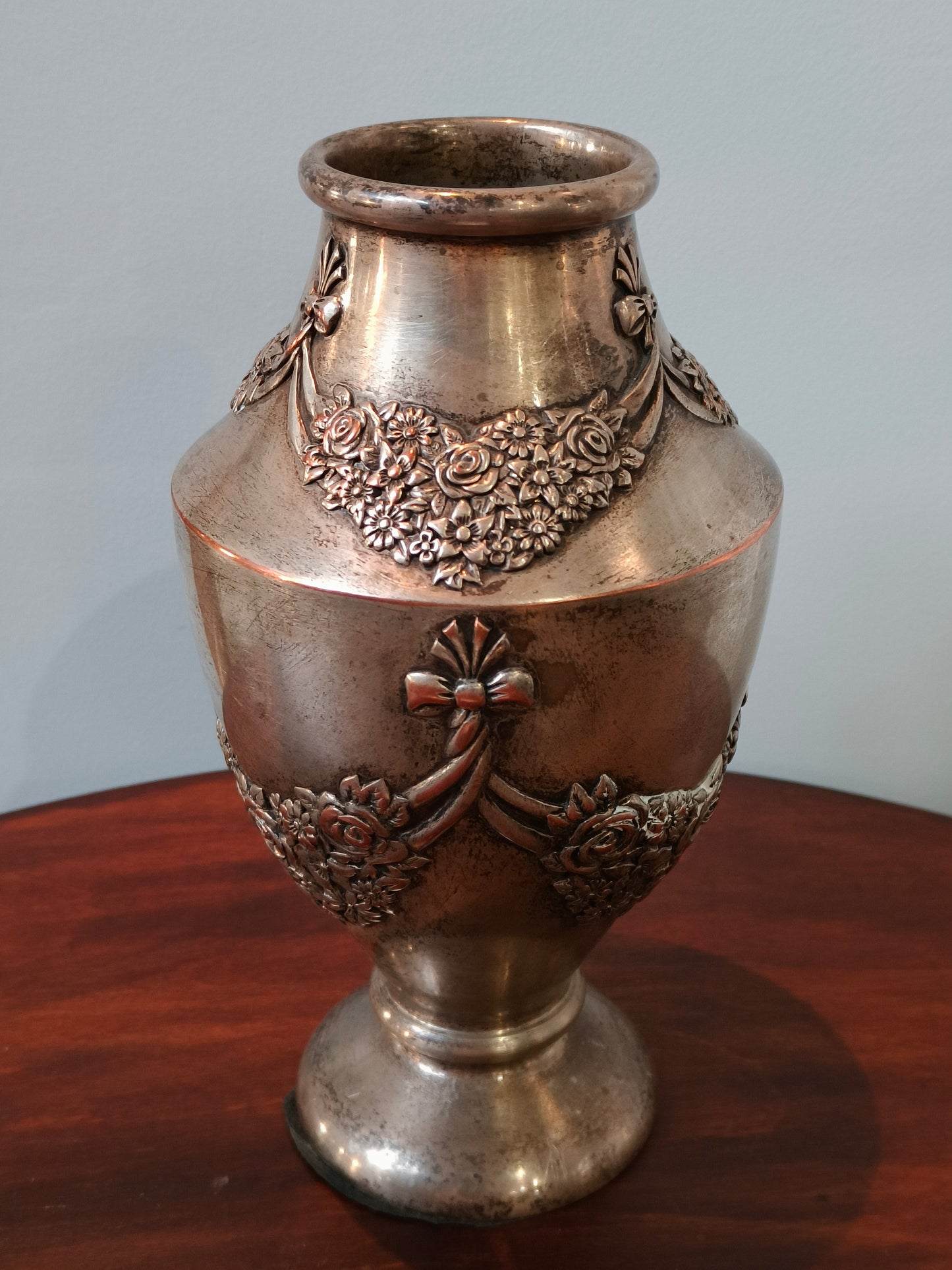 Plated vase