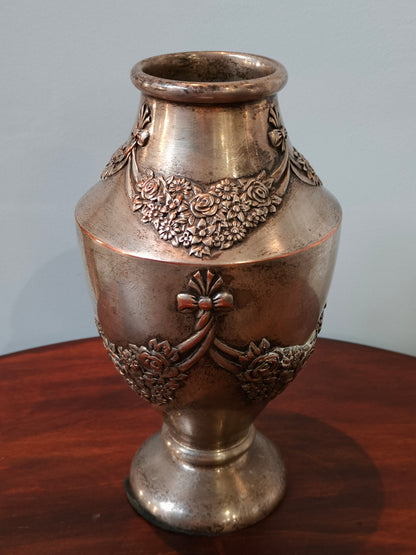 Plated vase
