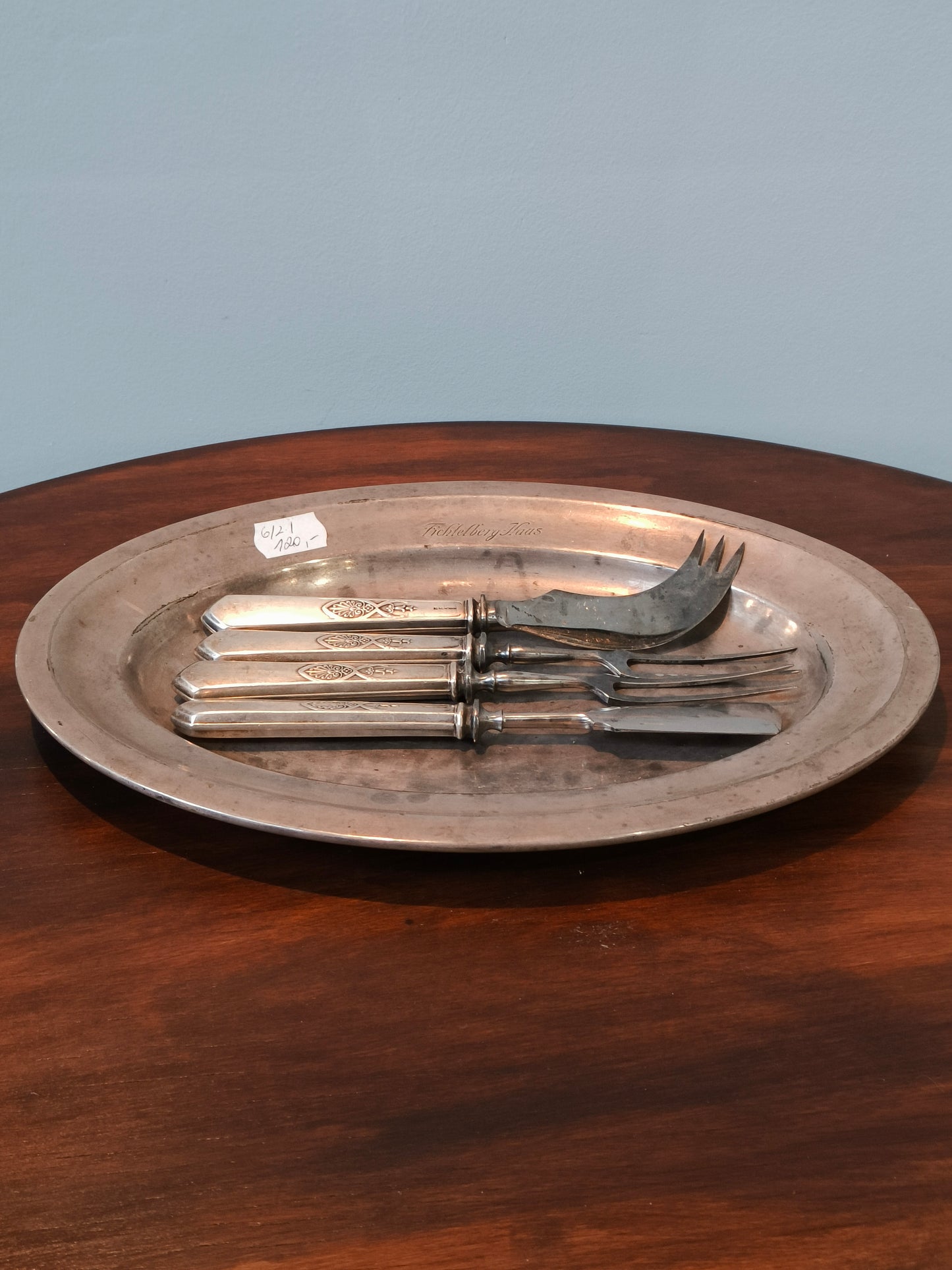 Sztućce platerowane, 4 sztuki