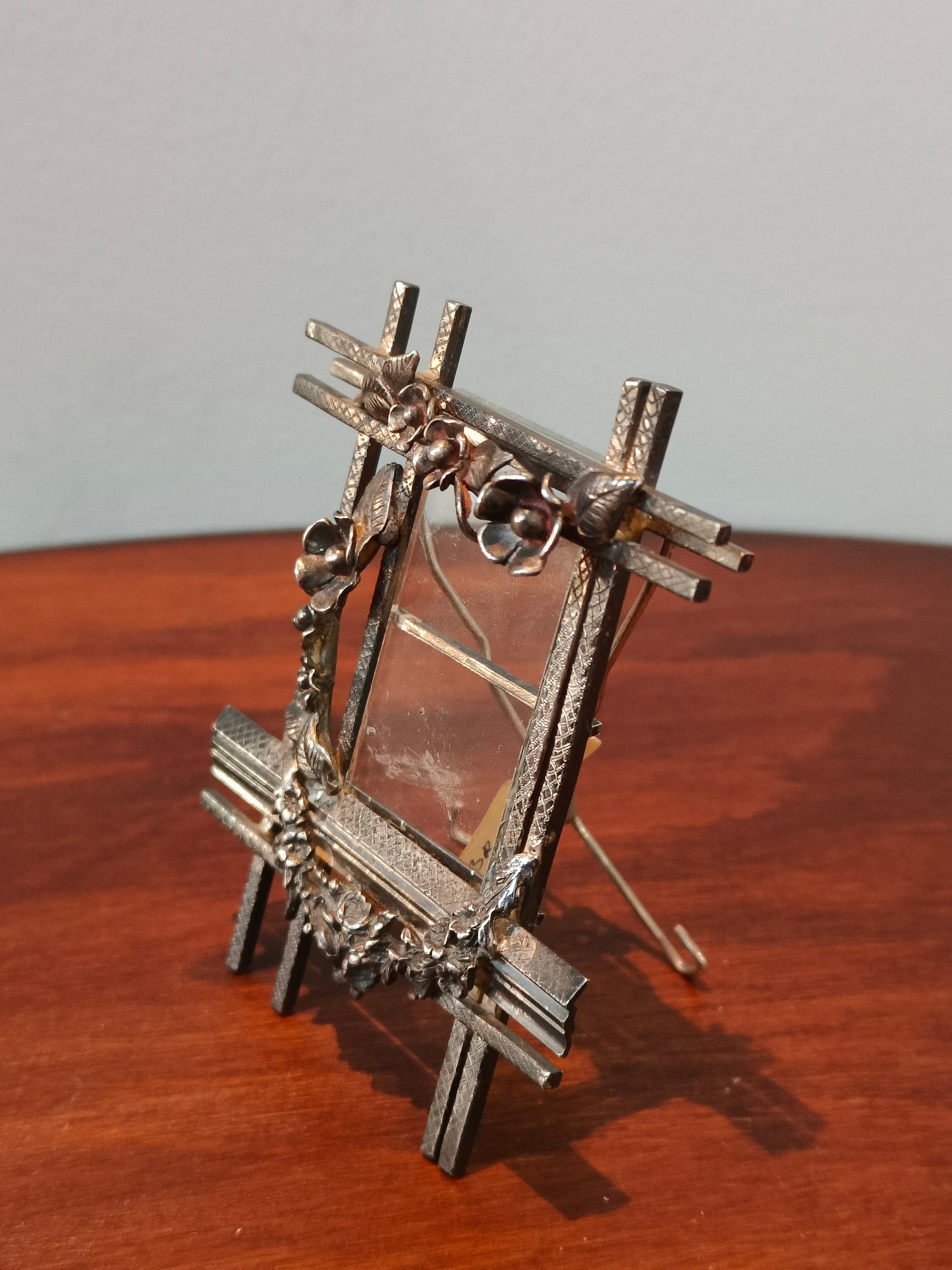 Silver frame