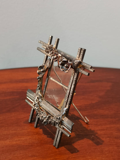 Silver frame