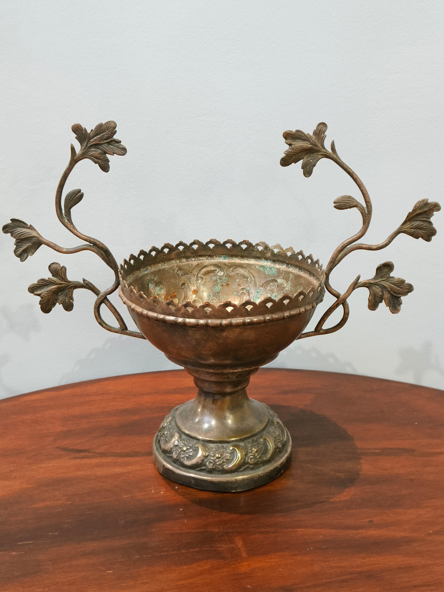 Plated sugar bowl without insert