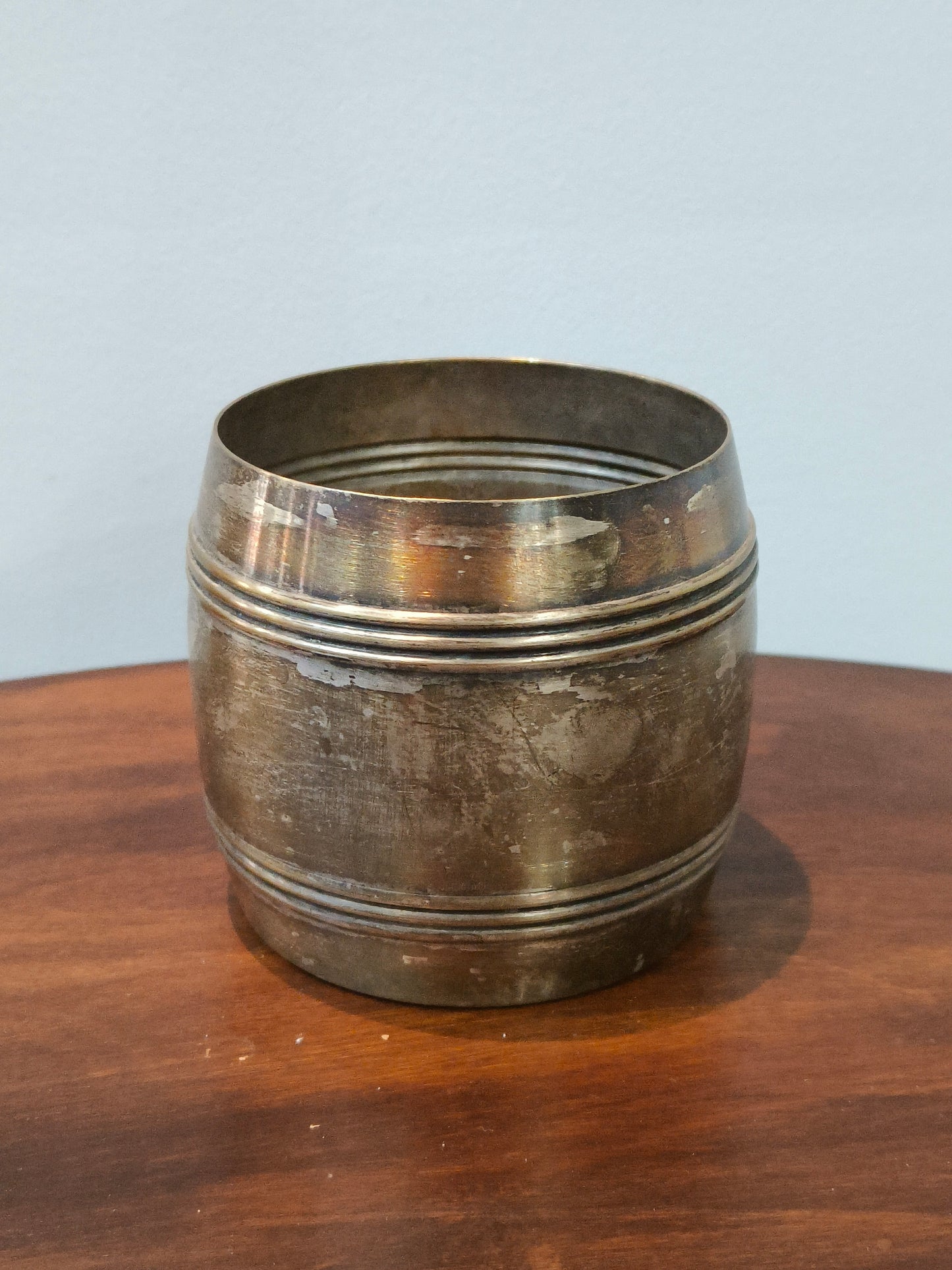 Plated vessel, barrel