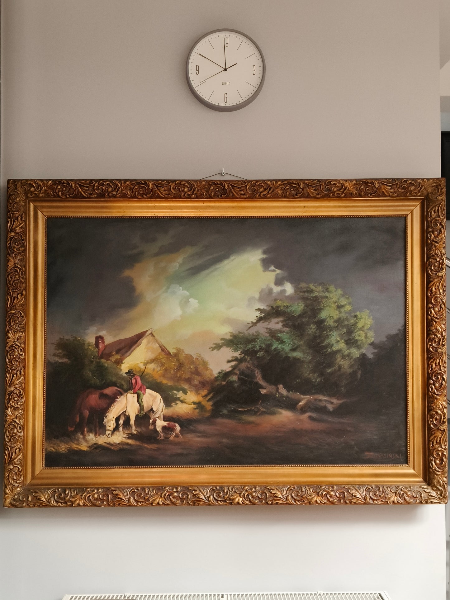 Obraz, olej na płótnie, Tomasiński