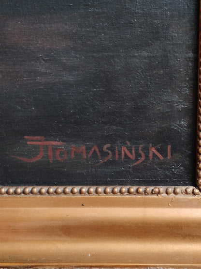 Obraz, olej na płótnie, Tomasiński