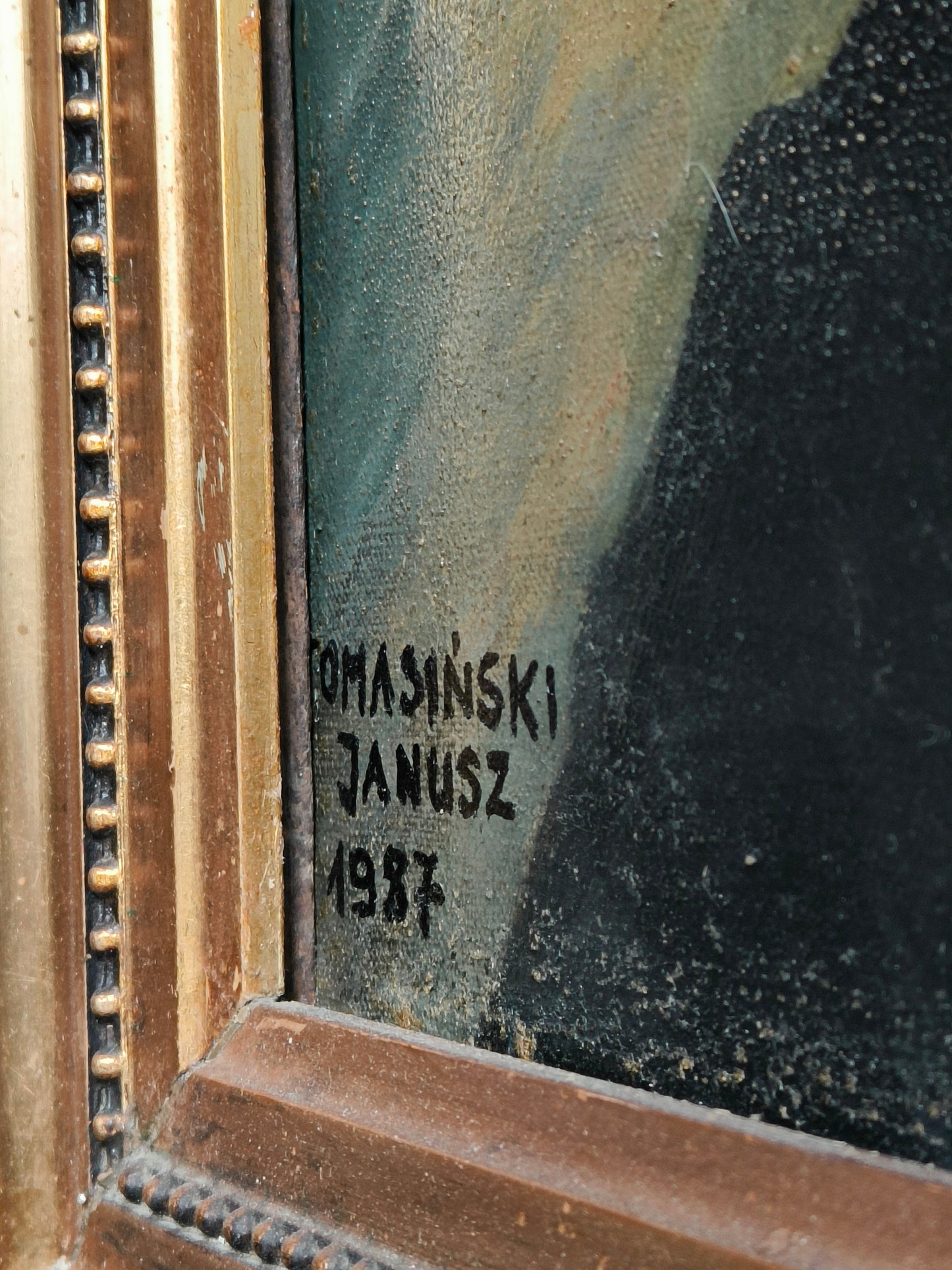 Obraz, olej na płótnie, Tomasiński