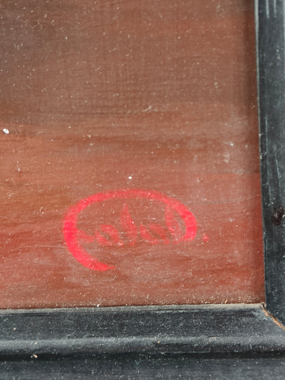 Obraz, olej na płótnie, kwiaty, sygnowany