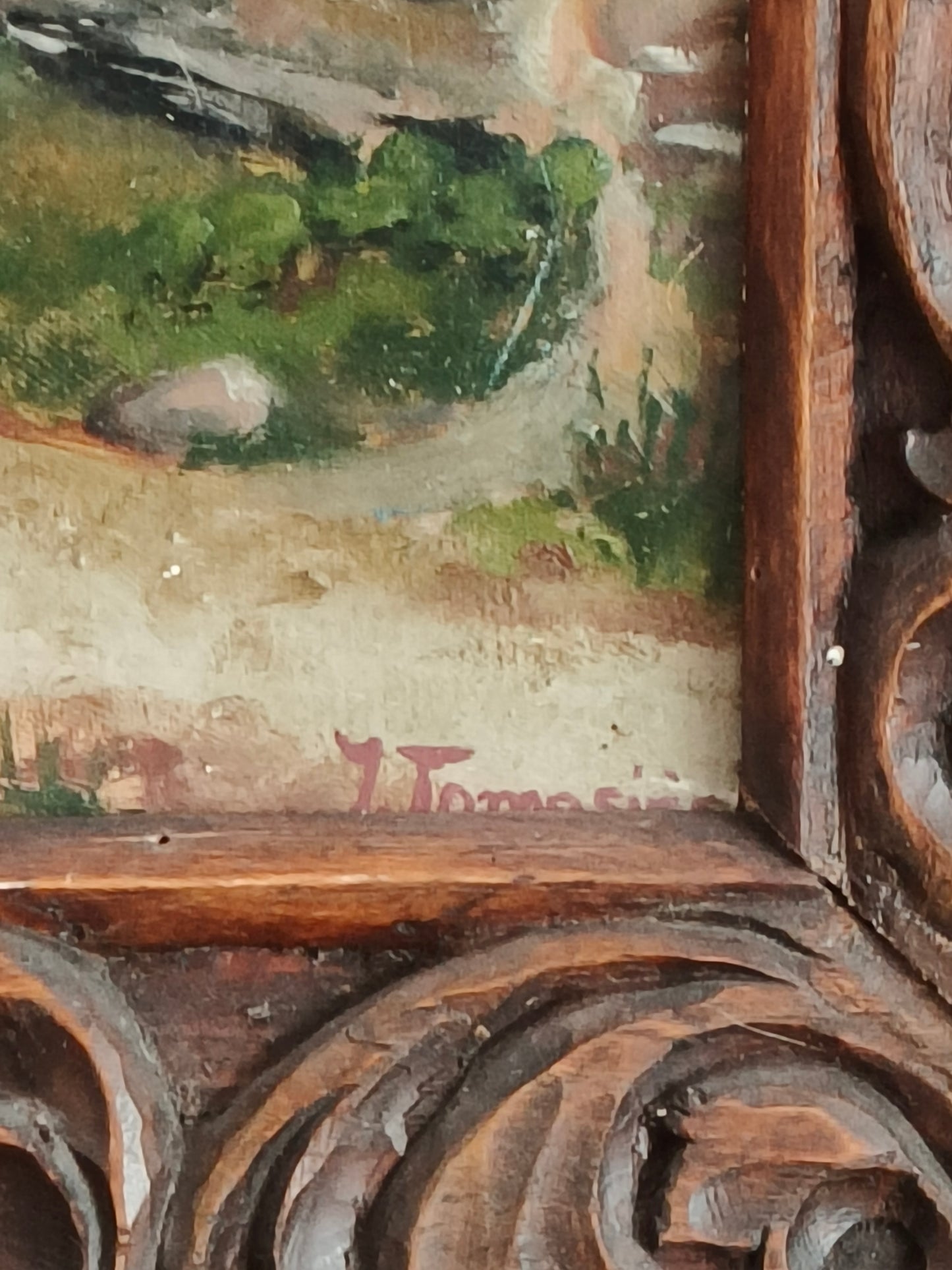 Obraz, olej na płótnie, Tomasiński