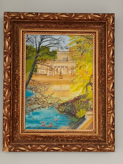 Obraz, olej na płótnie, Kostrzyńska