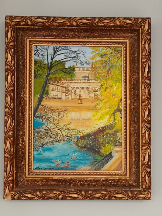 Obraz, olej na płótnie, Kostrzyńska