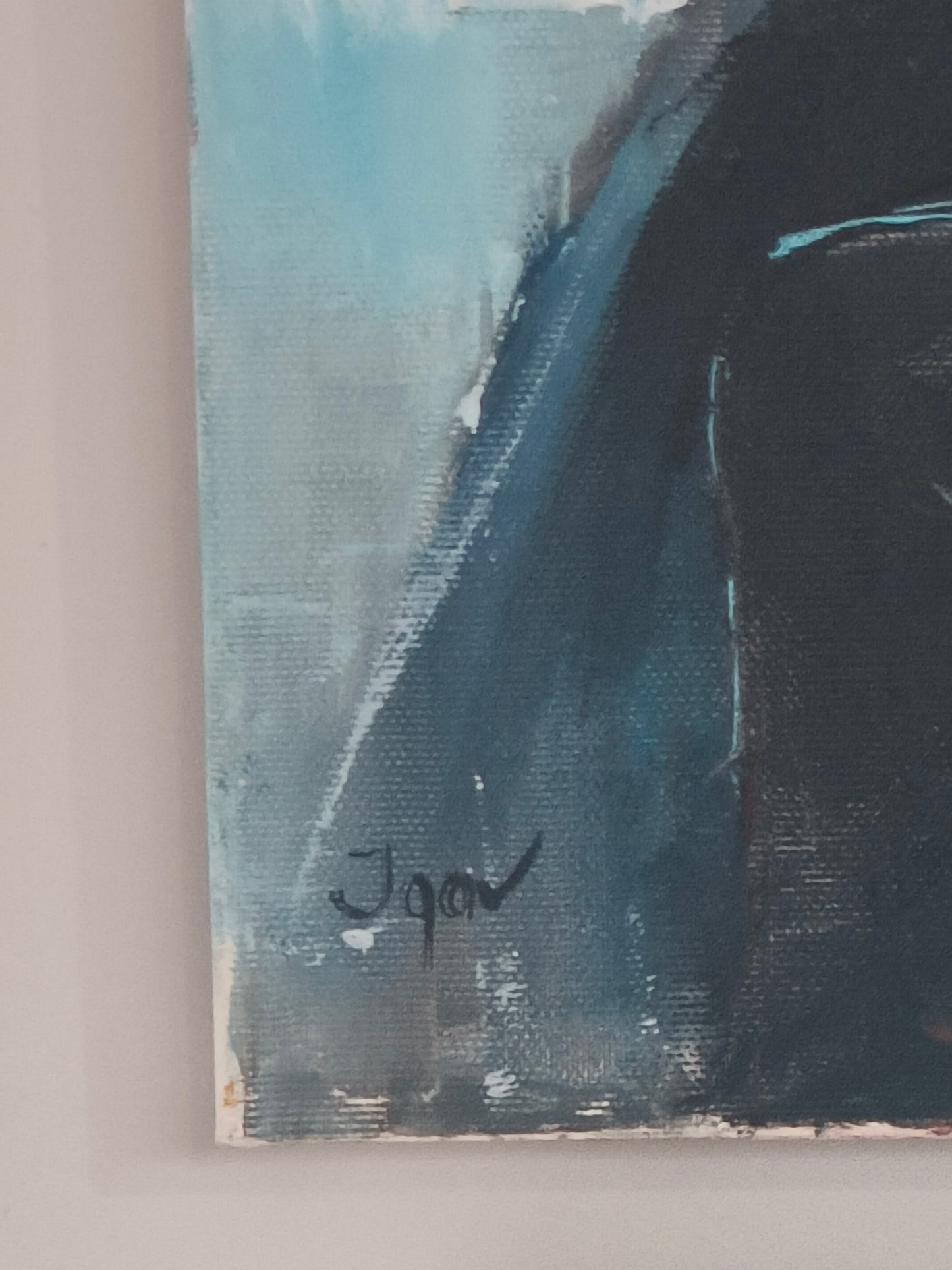 Painting, oil on canvas "Lady in a Hat" by Igor Brazaukus
