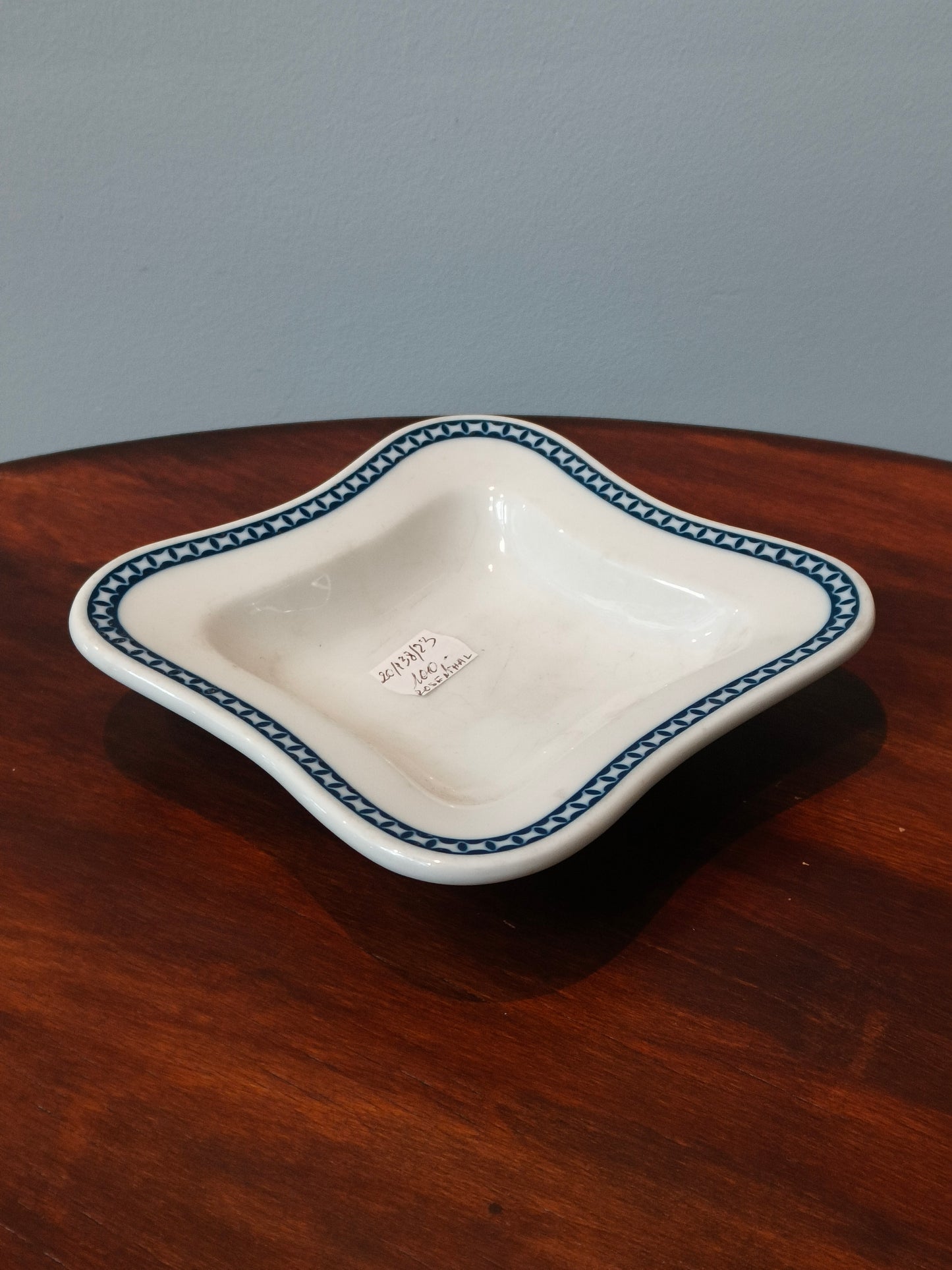 Półmiski porcelanowe kwadrat i owalne Rosenthal, komplet