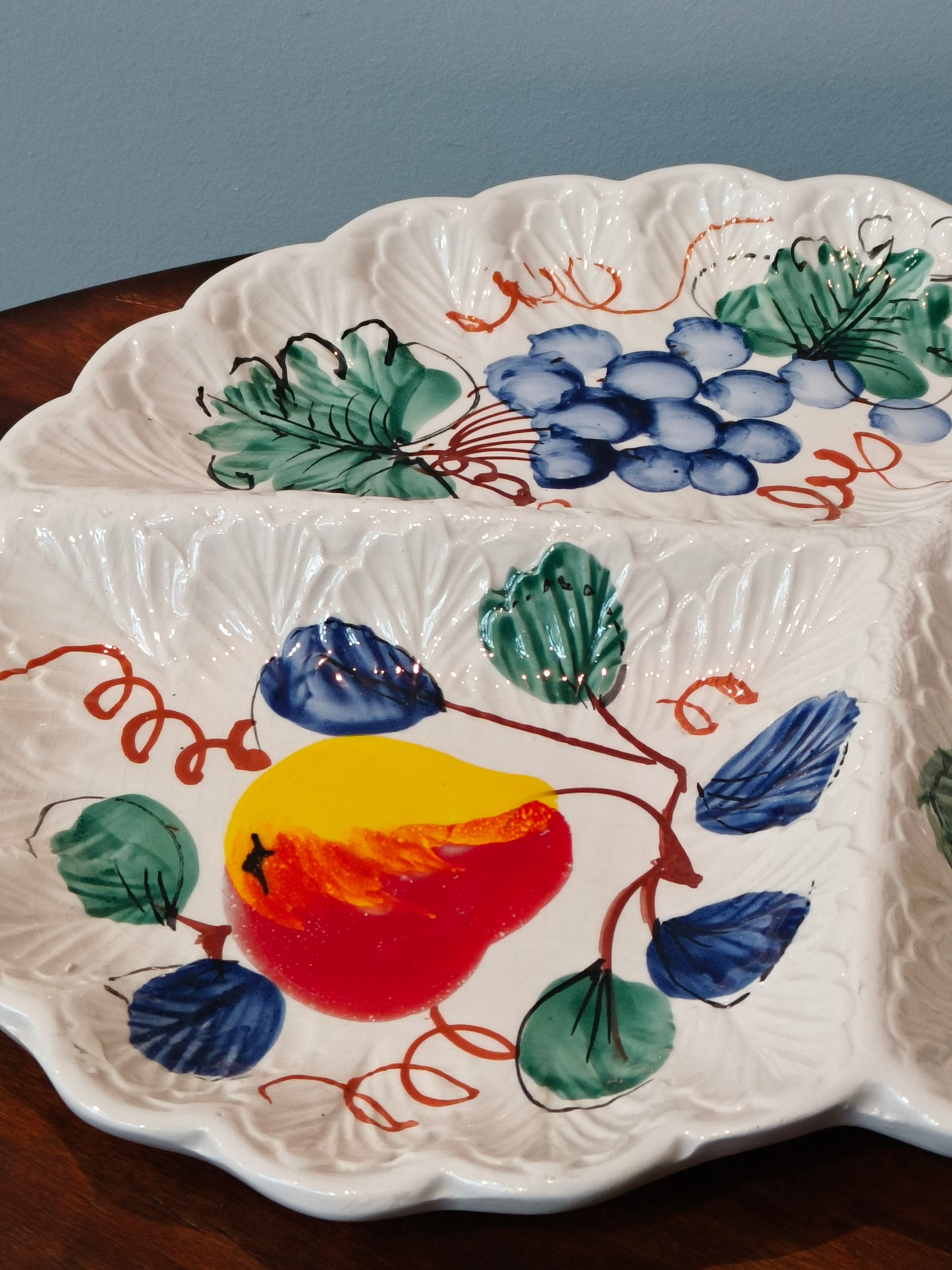 Patera porcelanowa hand made, sygnatura