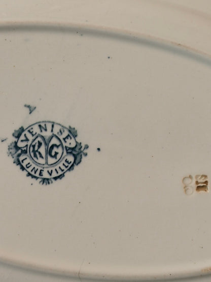 Półmisek owalny,  porcelana Venise
