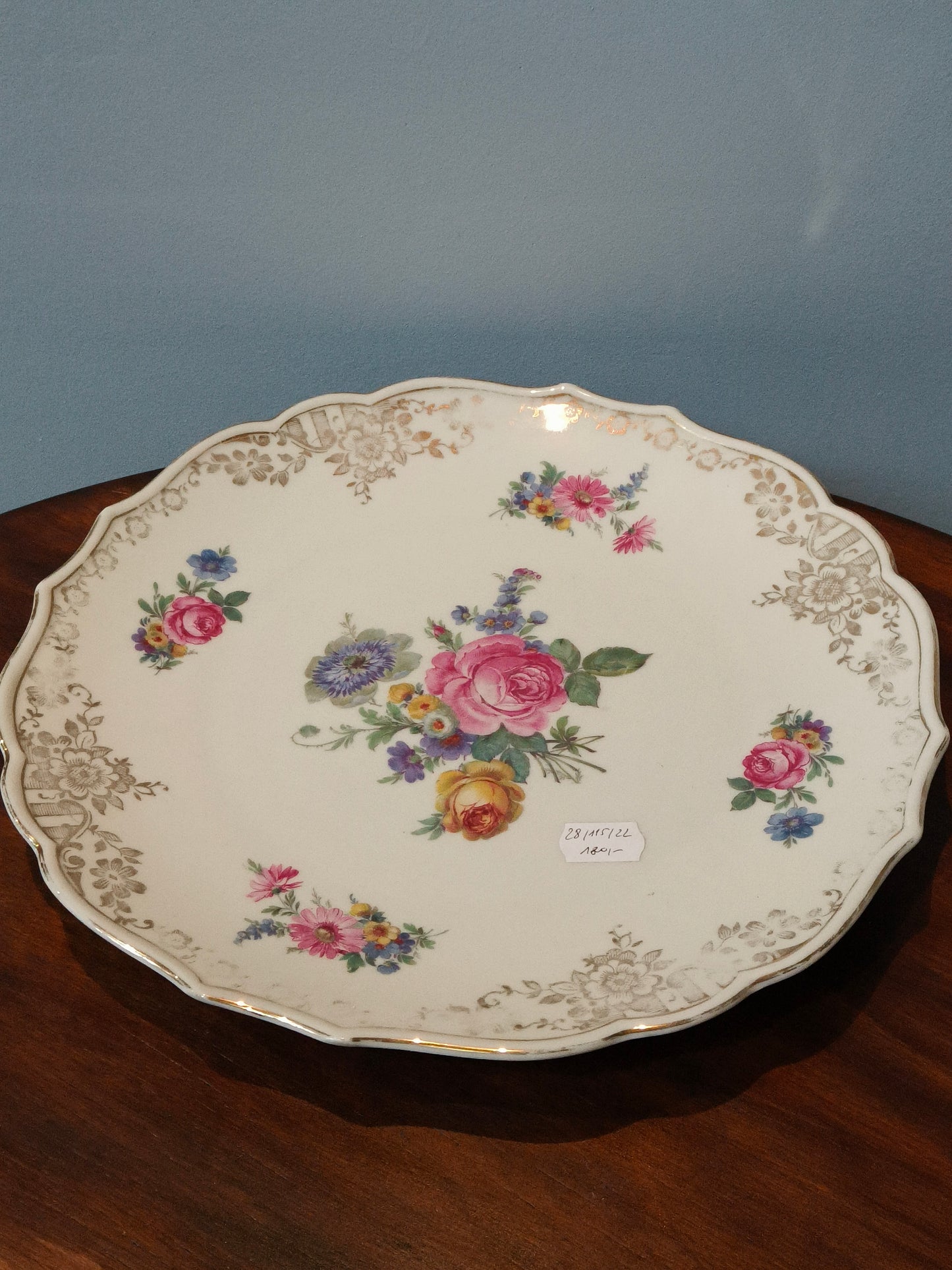 Patera, talerz dekoracyjny porcelanowy, Roschutz