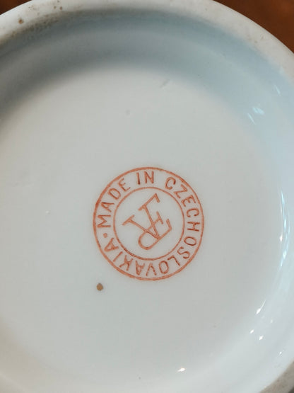 Mlecznik porcelanowy sygnowany Czechosłowakia