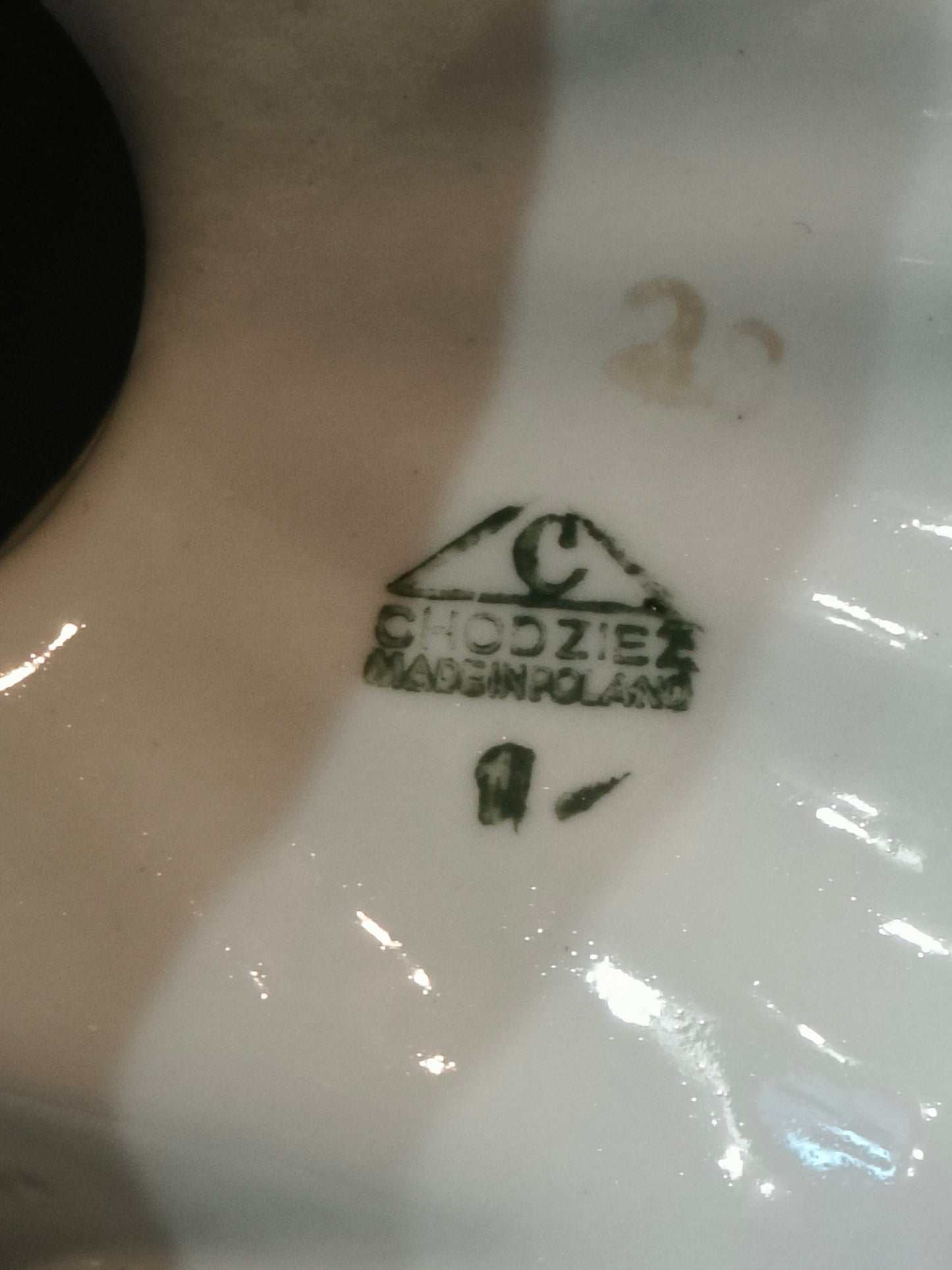 Świecznik porcelanowy wzór "Iwonka", Chodzież