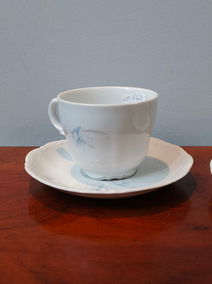 Filiżanka z talerzykiem, porcelana, Bavaria Mitterteich