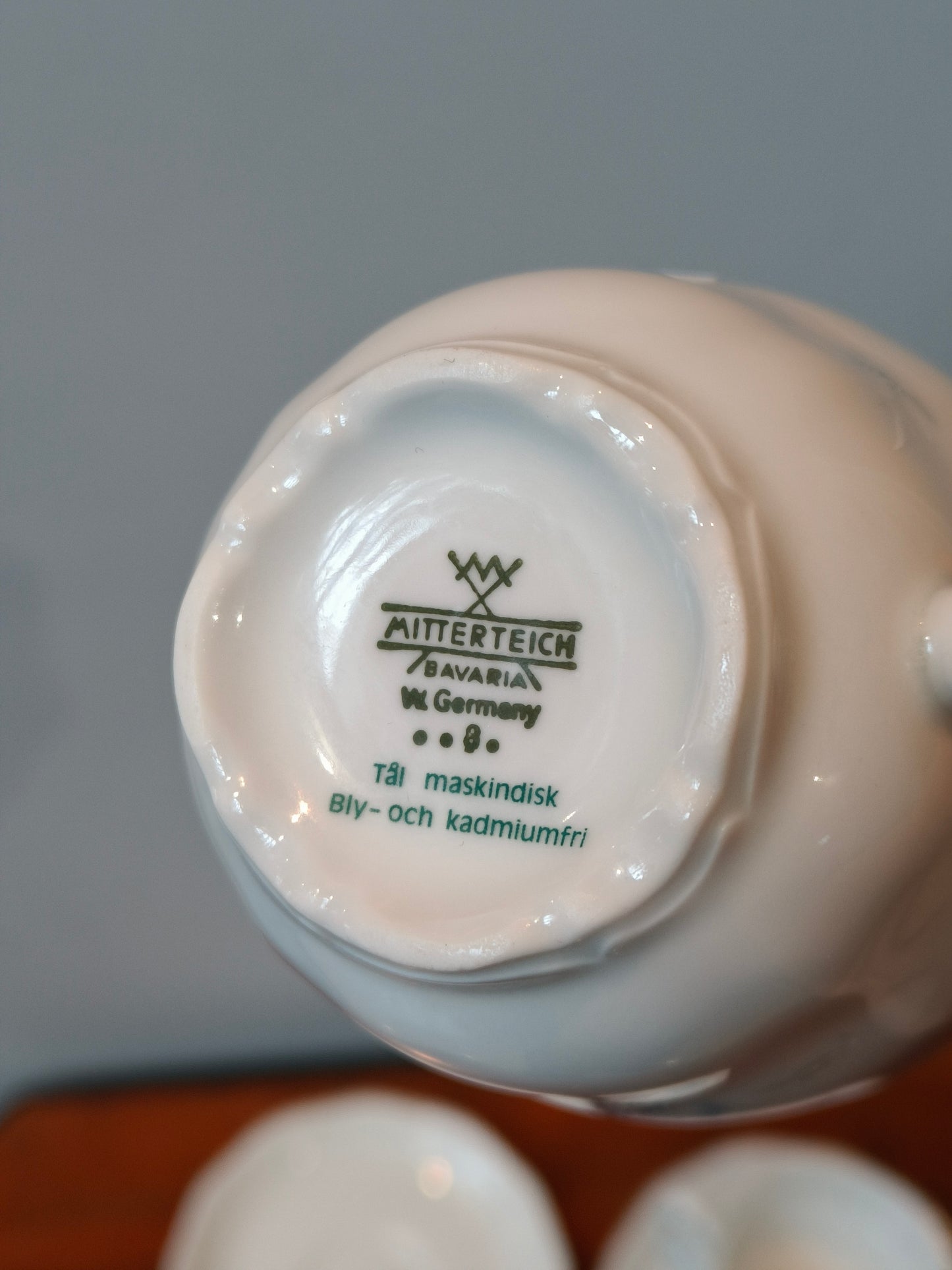 Filiżanka z talerzykiem, porcelana, Bavaria Mitterteich