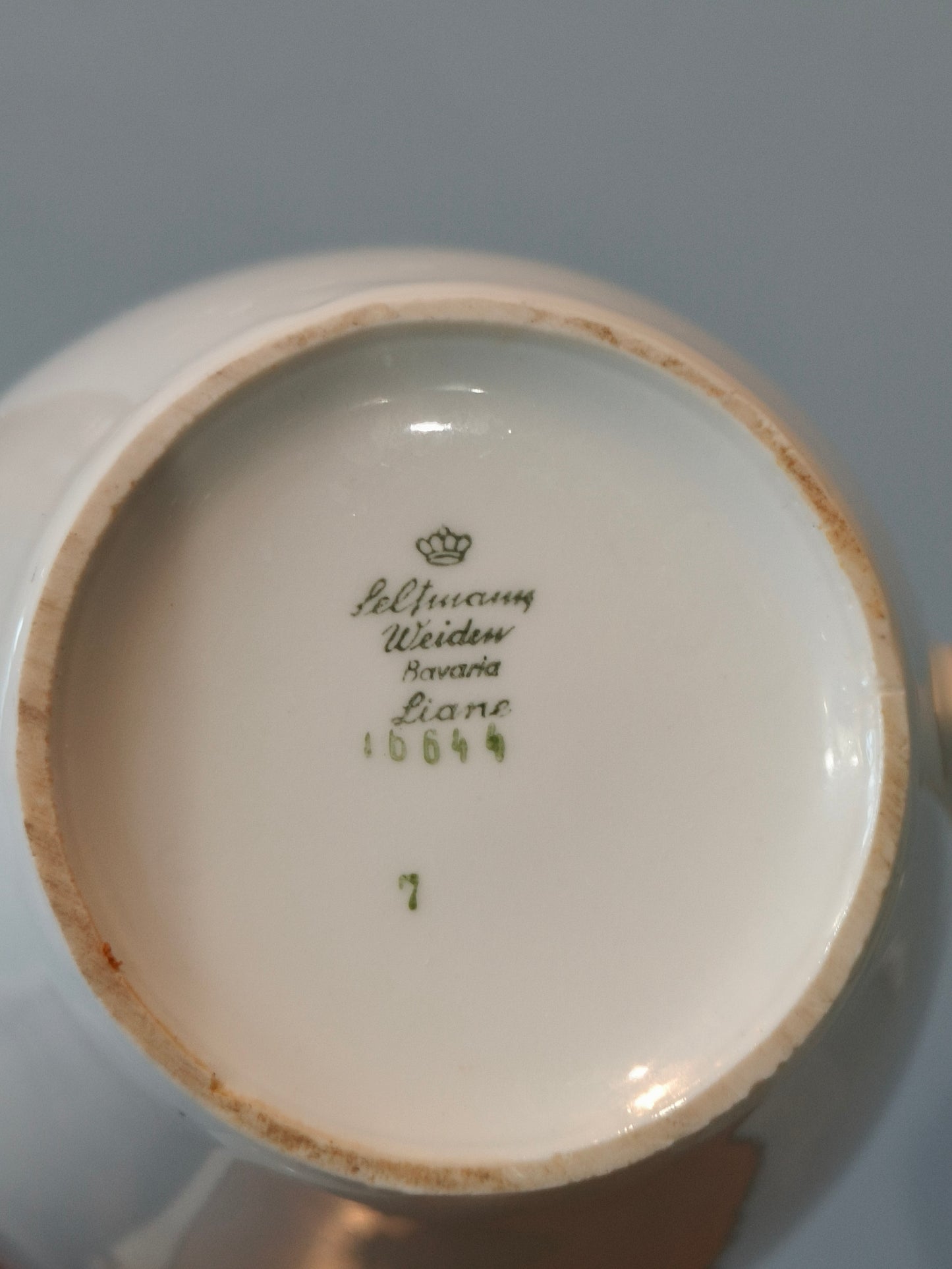 Dzbanek porcelanowy, złocony, Bavaria