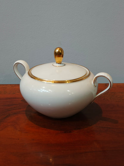 Cukiernica porcelanowa, złocona, Bavaria