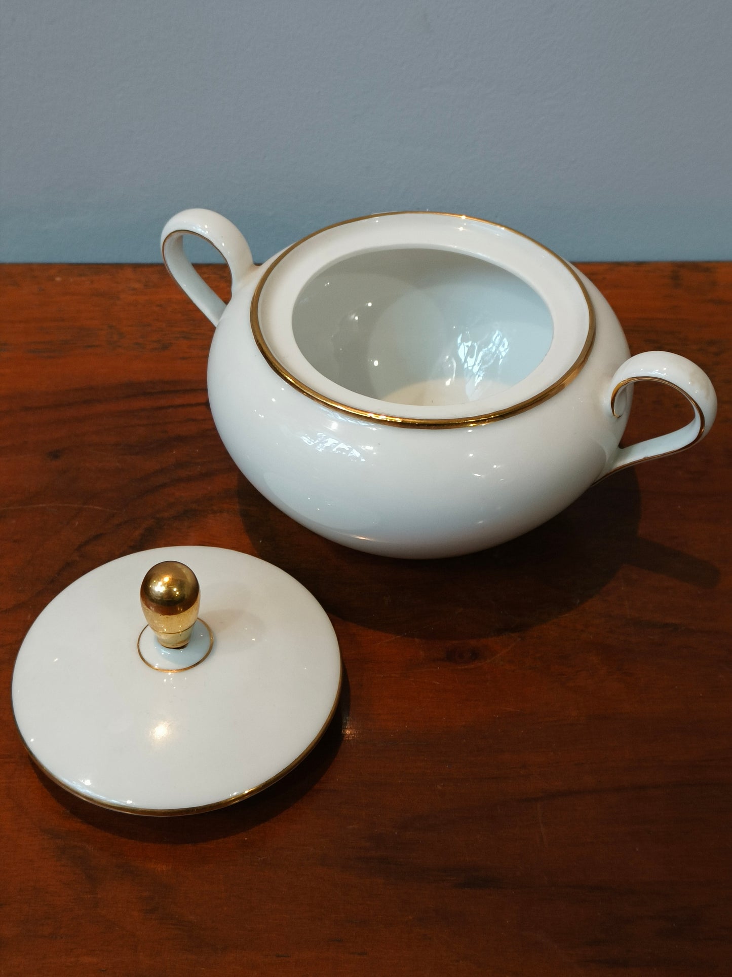 Cukiernica porcelanowa, złocona, Bavaria