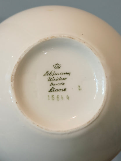 Cukiernica porcelanowa, złocona, Bavaria