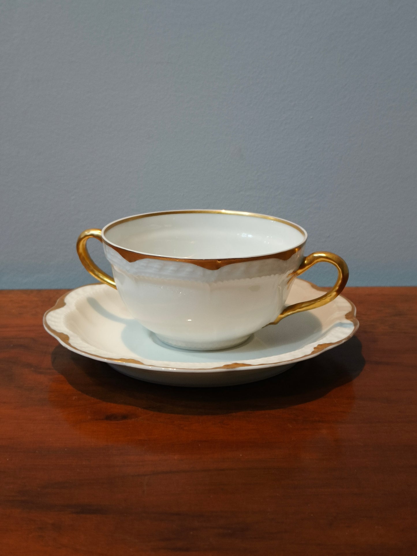 Bulionówki porcelana Lemoges, 9 szt.