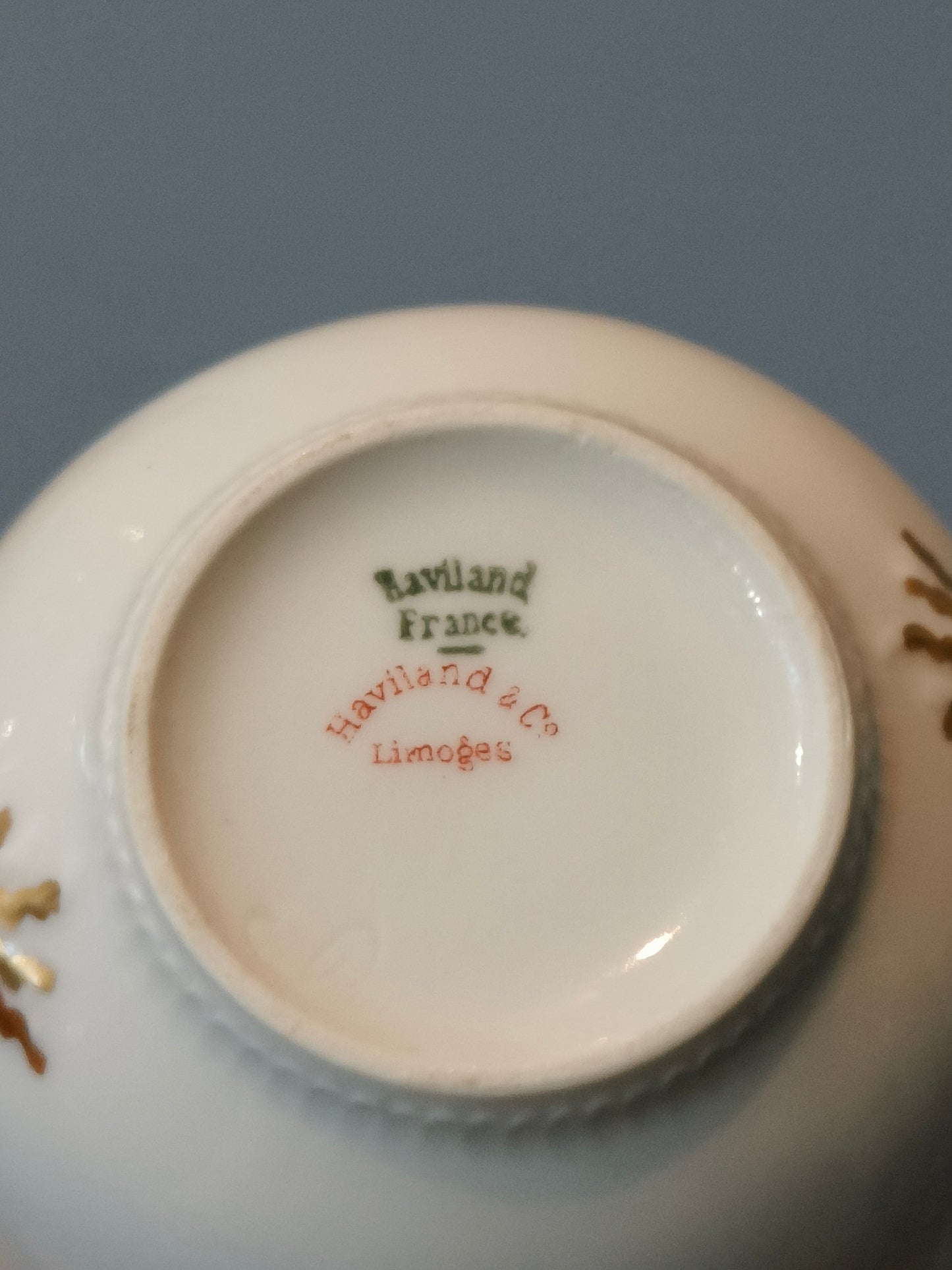 Bulionówki porcelana Lemoges, 9 szt.