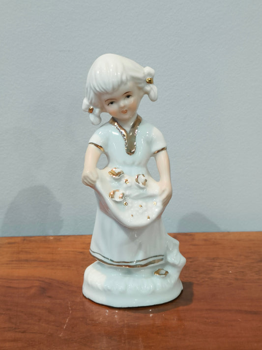 Figurka porcelanowa, szkliwiona