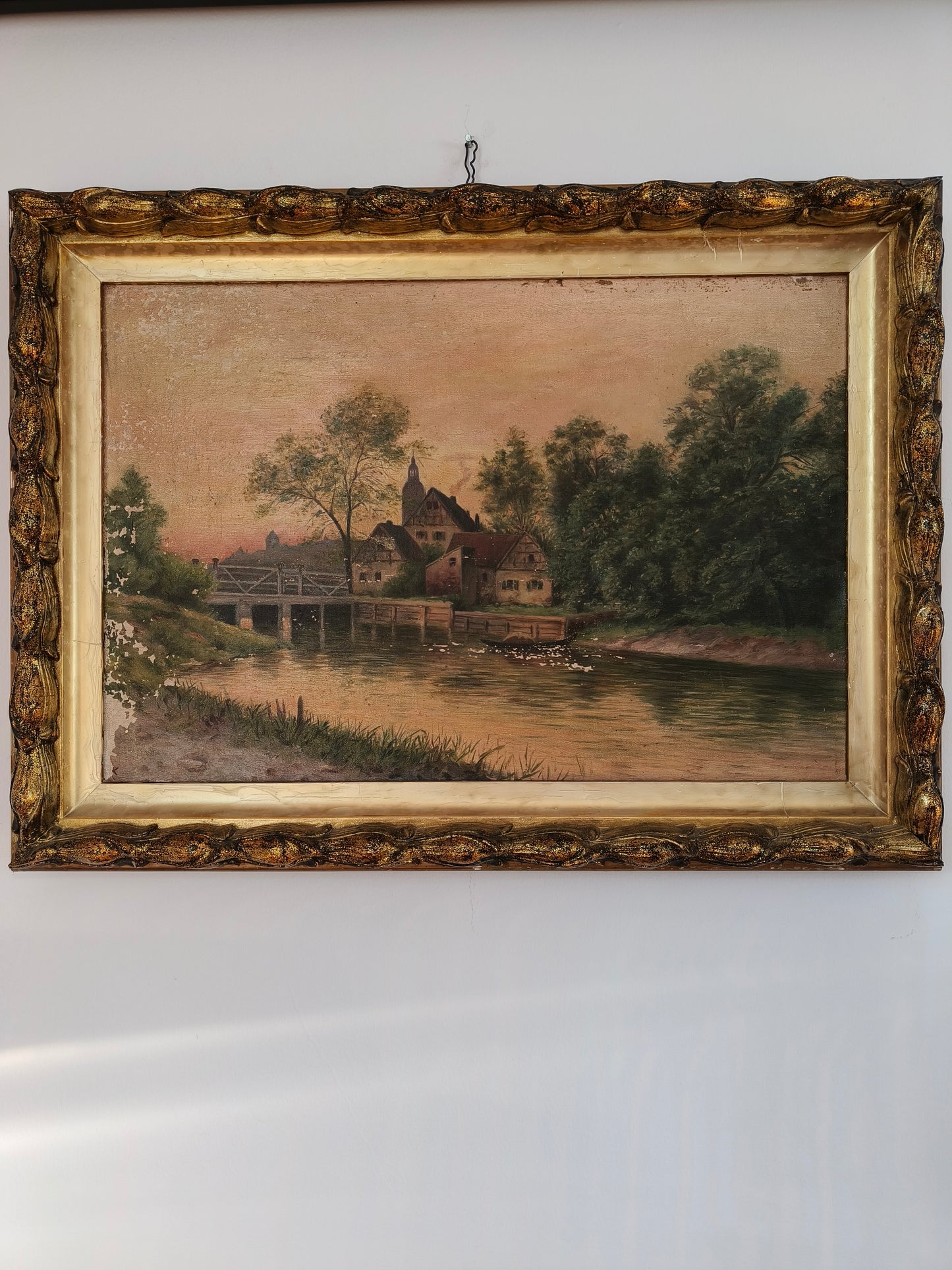 Historic painting, landscape, author unknown