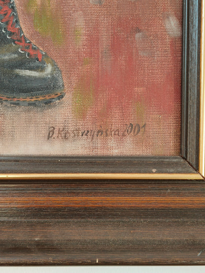 Painting, portrait, oil on canvas, B. Kostrzyńska 2001