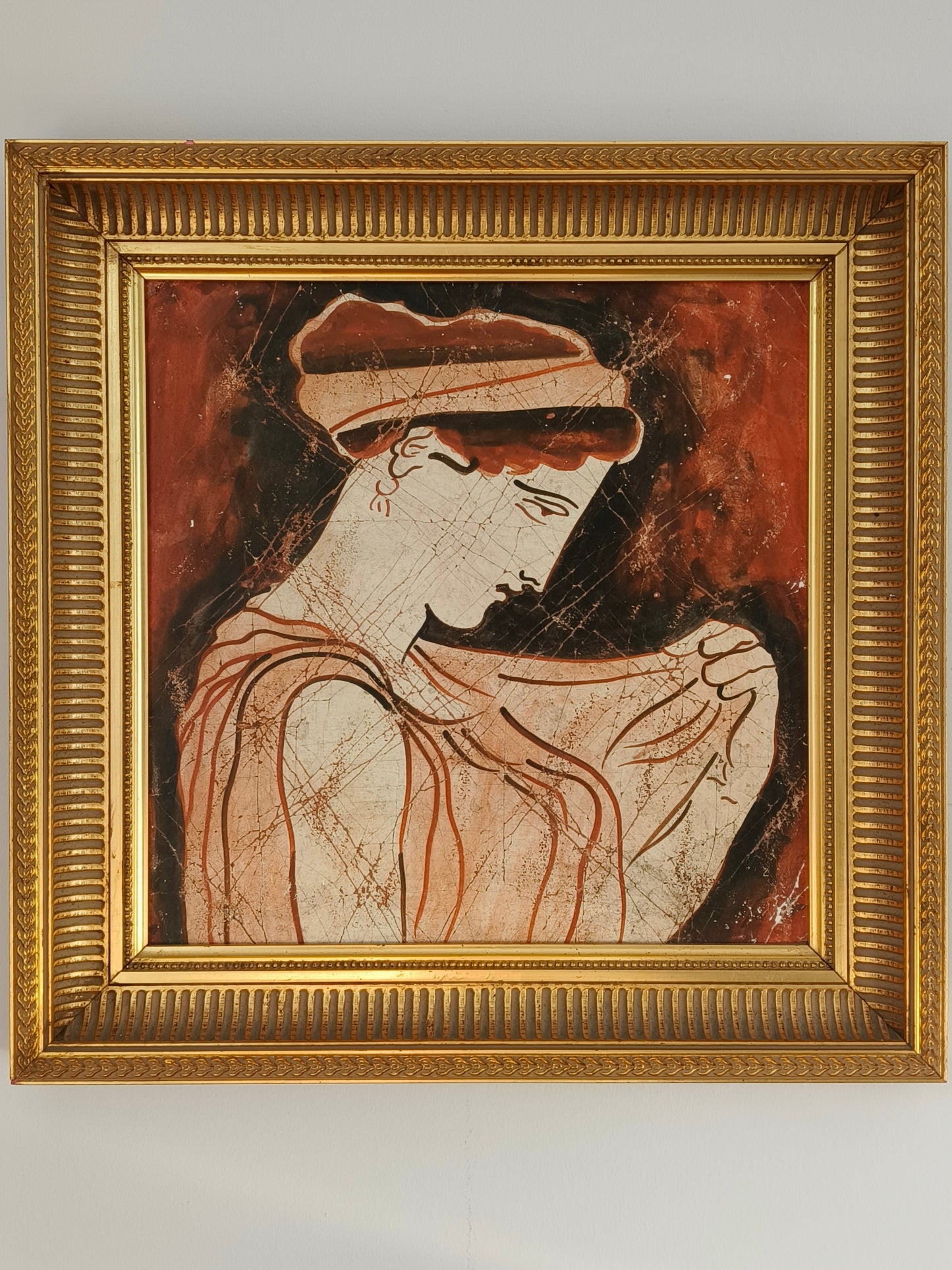 Picture, Greek plaque in a frame