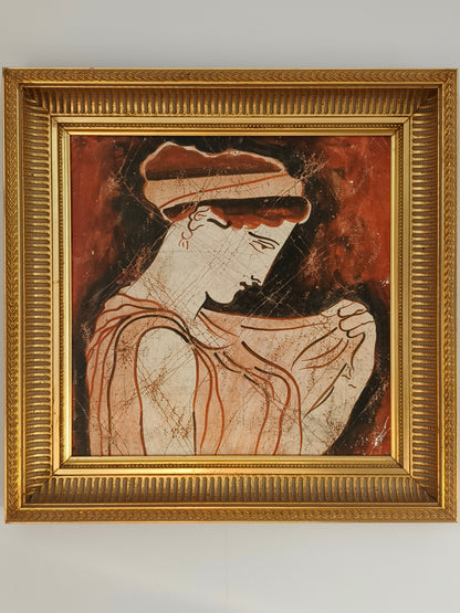 Picture, Greek plaque in a frame