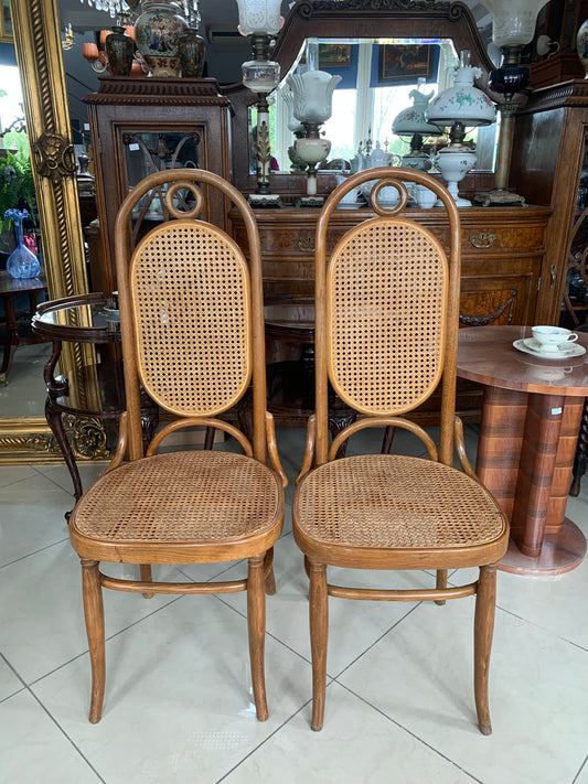 Krzesło Thonet buczyna, rafia