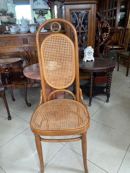 Krzesło Thonet buczyna, rafia