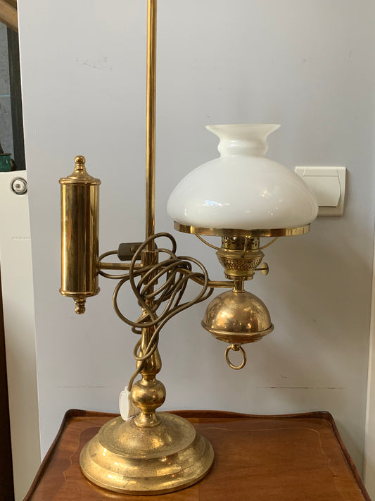 Lampa biurkowa naftowa (elektryczna)