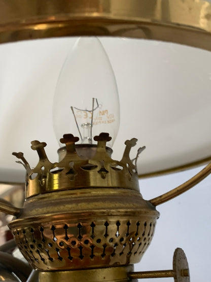 Lampa biurkowa naftowa (elektryczna)