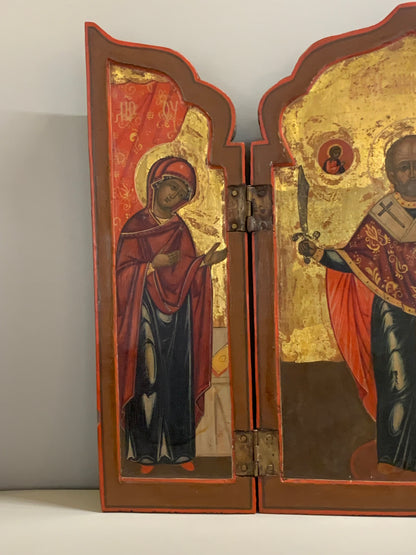 Ikona Podróżna, tryptyk XIX w