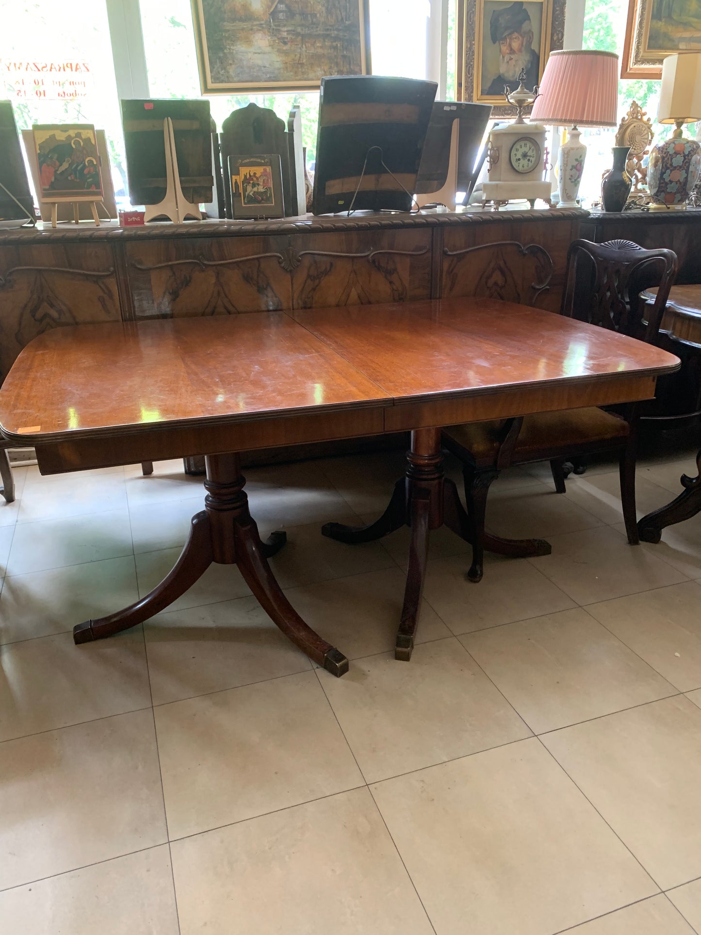 Stół drewniany, rozkładany